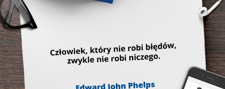 człowiek, który nie robi błędów